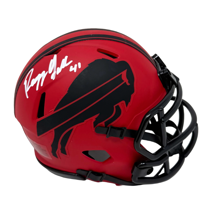 Reggie Gilliam Signed Buffalo Bills RAVE Speed Mini Helmet