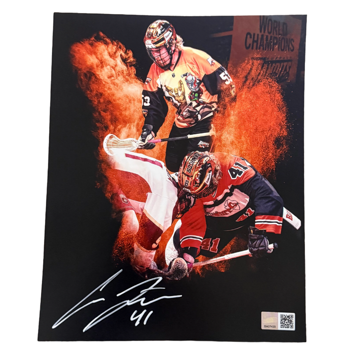 Connor Farrell Signed Color Burst Collage Photo