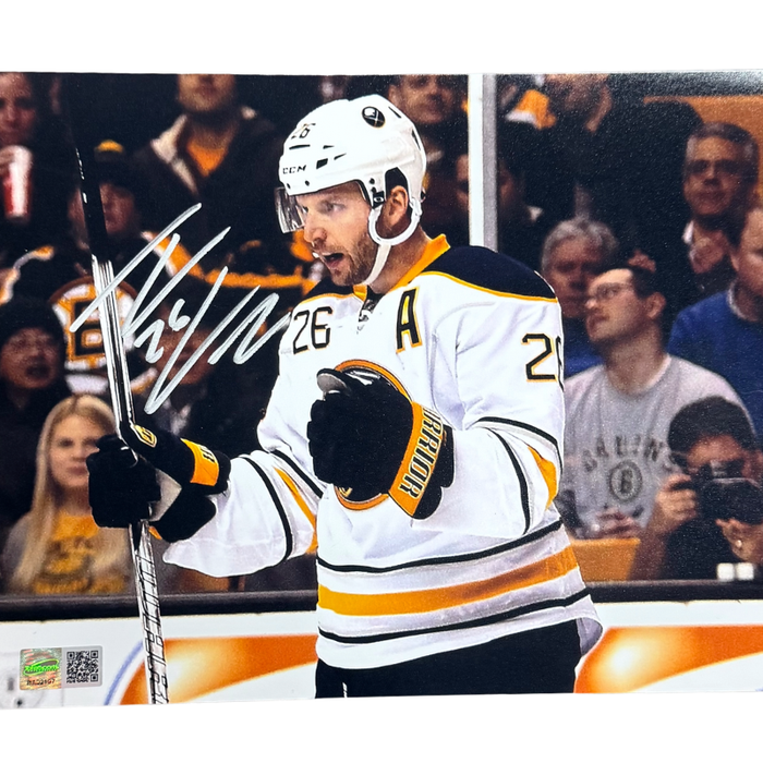 Thomas Vanek Signed Clenching Fist 8x10 Photo