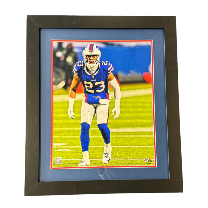 Micah Hyde Unsigned Ready in Blue 16x20 Photo Professionally Framed