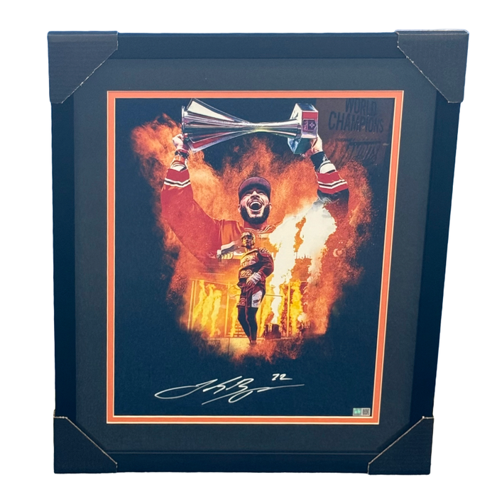 Josh Byrne Signed Colorburst Collage 16x20 Professionally Framed Photo