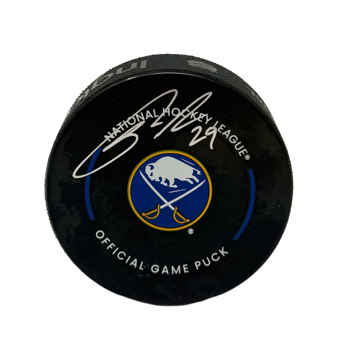 Jason Pominville Signed Buffalo Sabres Game Model Puck