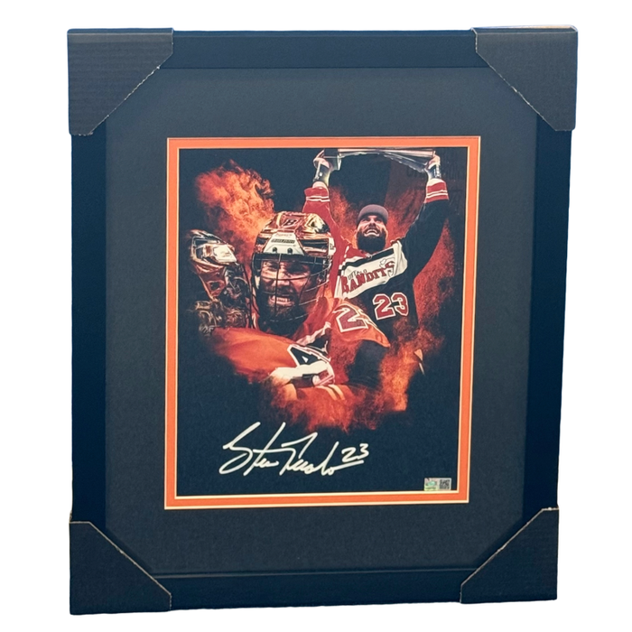 Steve Priolo Signed Color burst Collage 11x14 Professionally Framed Photo