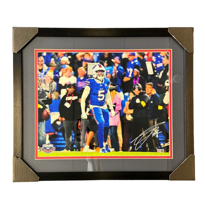 Joshua Palmer Clinching Fist in Blue Signed 16x20 Photo Professionally Framed