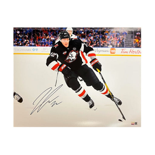 Tage Thompson Signed Skating in Goathead 16x20 Photo Signed Hockey Photo TSE Buffalo 