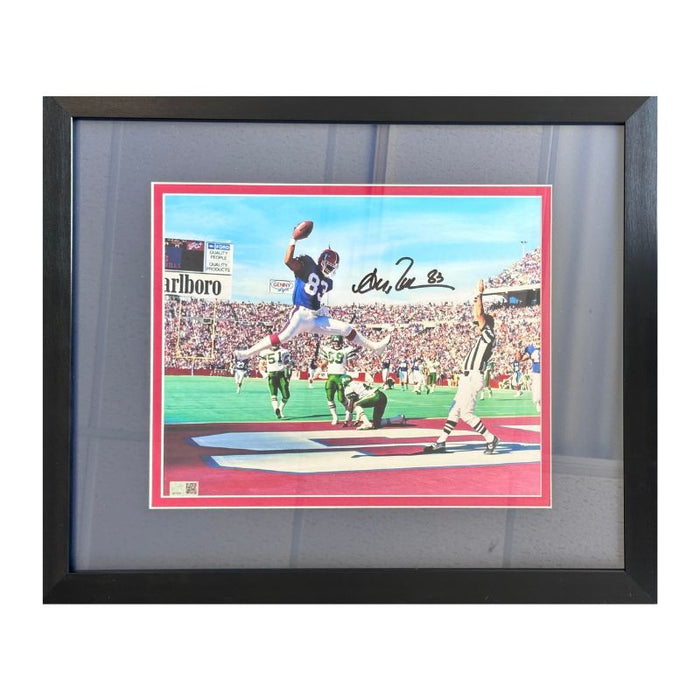 Andre Reed Signed Jump Spike Touchdown Celebration 11x14 Photo Professionally Framed