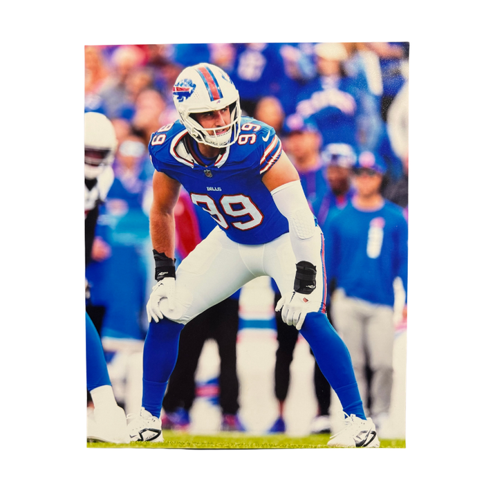 Casey Toohill Unsigned Ready in Blue 8x10 Photo