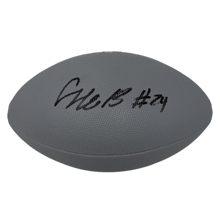 Cole Bishop Signed Grey Wilson Replica Football