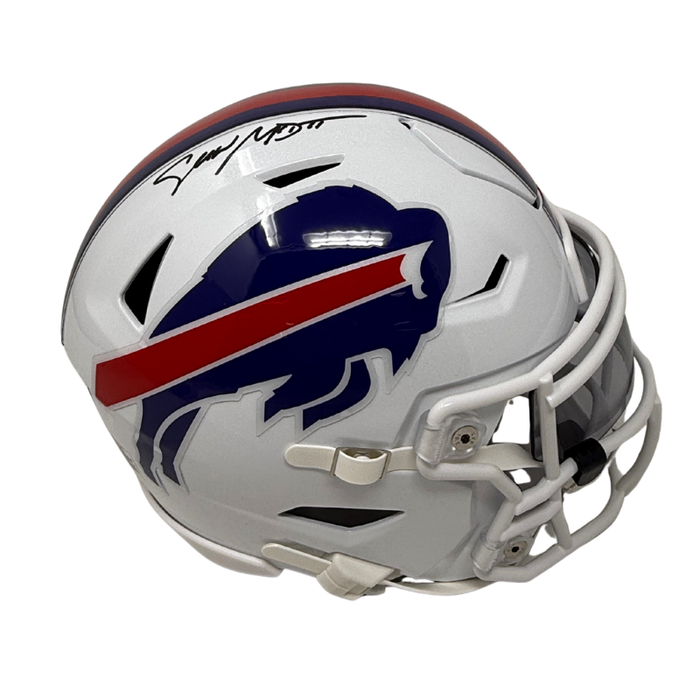 Sean McDermott Signed Buffalo Bills 2021 Speed MIDI Helmet