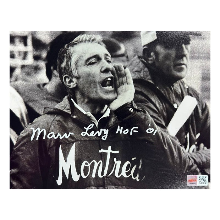 Marv Levy Signed Coaching for Montreal 8x10 Photo