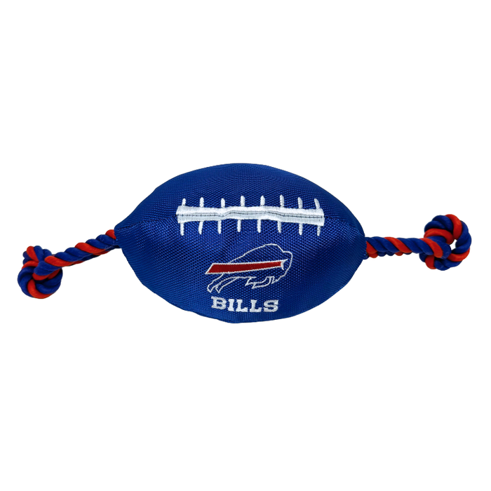 Buffalo Bills Nylon Football Pull Toy