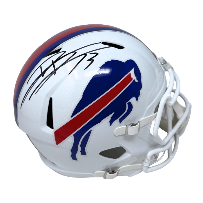 Dion Dawkins Signed Buffalo Bills Full Size 2021 Speed Replica Helmet