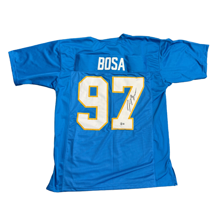Joey Bosa Autographed Pro-Style Powder Blue College Football Jersey