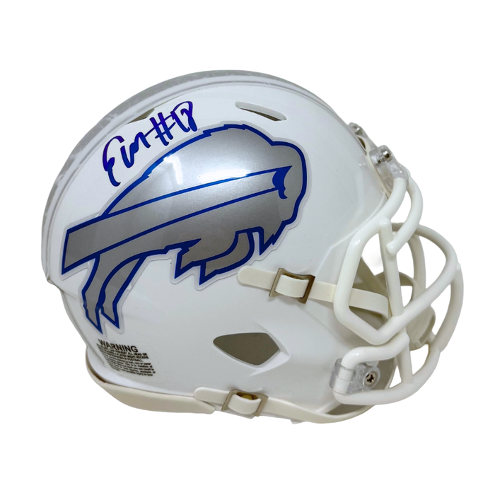 DOORBUSTER: Elijah Moore Signed Buffalo Bills 2025 Rivalries Collection Speed Mini Helmet