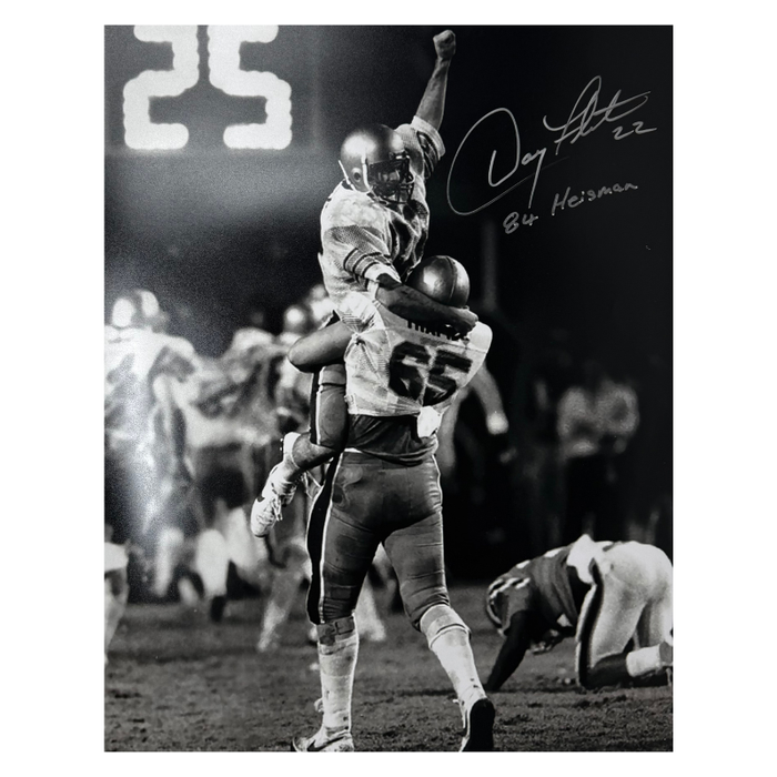 Doug Flutie Signed Boston College Hail Mary 16x20 Photo with "84 Heisman"