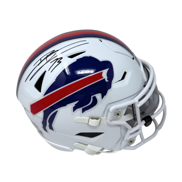 Dion Dawkins Signed Buffalo Bills 2021 Speed MIDI Helmet