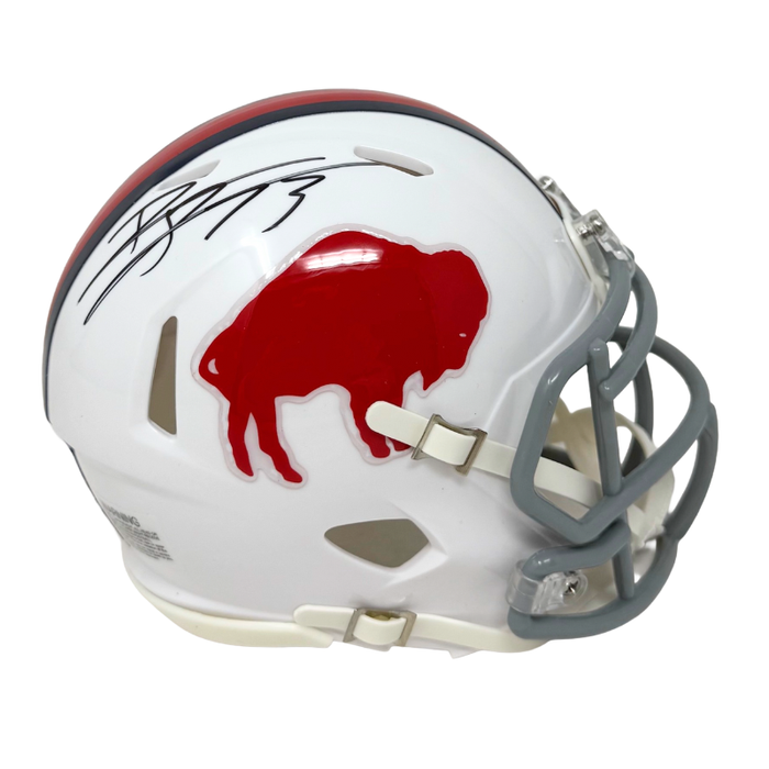 Dion Dawkins Signed Buffalo Bills Standing Buffalo Speed Mini Helmet