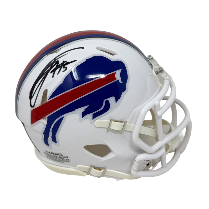 Joshua Palmer Signed Buffalo Bills 2021 Speed Mini Helmet