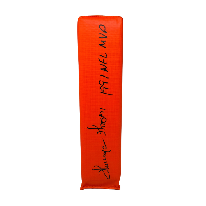 Thurman Thomas Signed Replica End Zone Pylon with 1991 NFL MVP