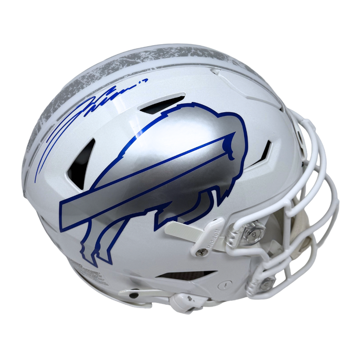 Josh Allen Signed Buffalo Bills Full Size 2025 Rivalries Collection Authentic Speed Flex Helmet