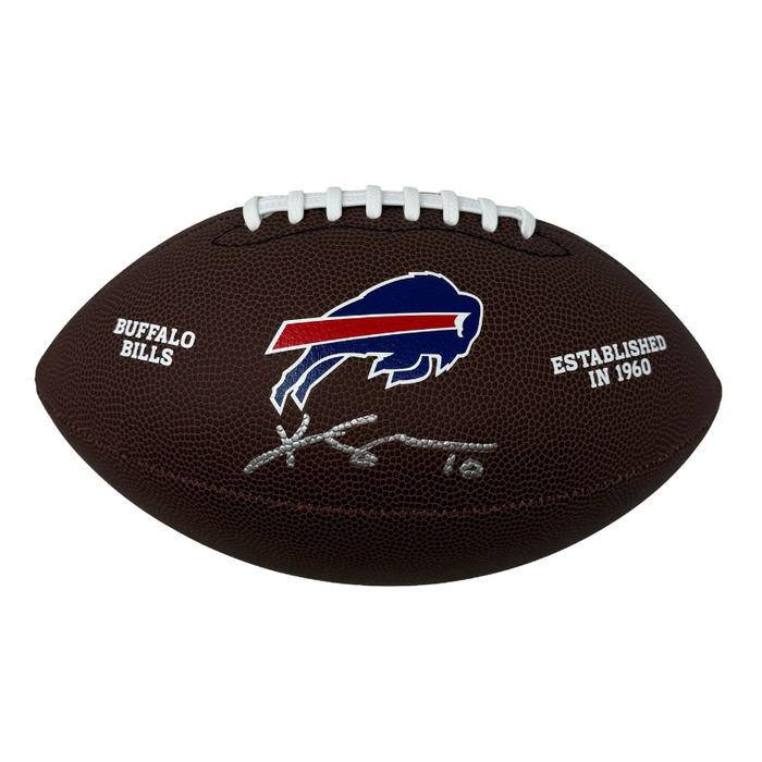 Stevie Johnson Signed Buffalo Bills Logo Football