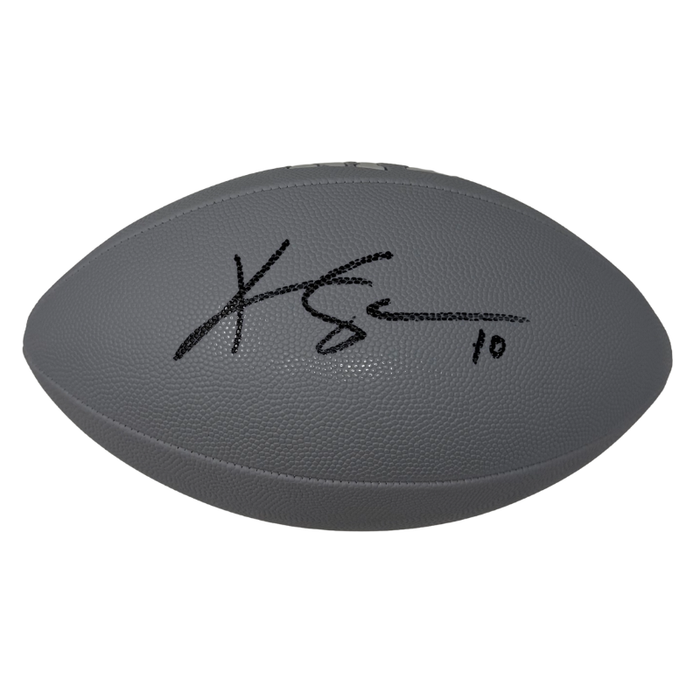 Khalil Shakir Signed Buffalo Bills Grey Logo Football