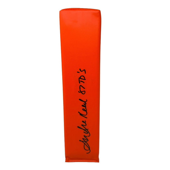 Andre Reed Signed Replica End Zone Pylon with 87 TD's