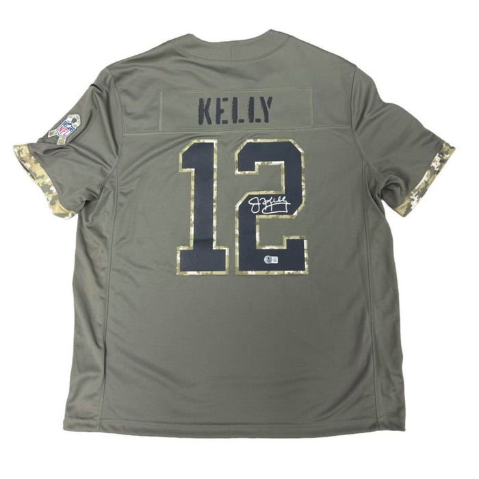 Jim Kelly Signed Buffalo Bills Nike Authentic Salute to Service