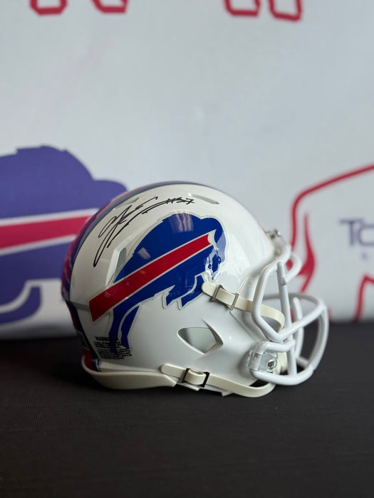 Facebook Auction: AJ Epenesa Signed Buffalo Bills 2021 Speed Mini Helmet