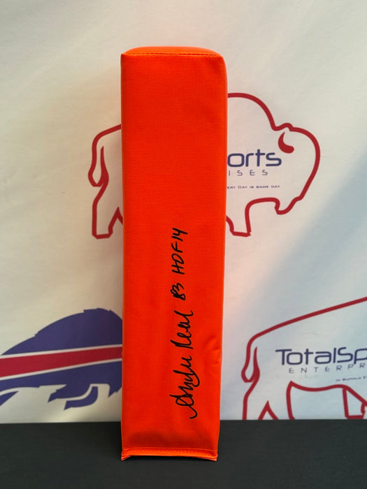 Facebook Auction: Andre Reed Signed Replica End Zone Pylon with HOF '14