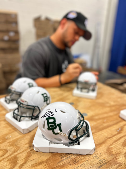 Terrel Bernard Signed Baylor Speed Mini Helmet
