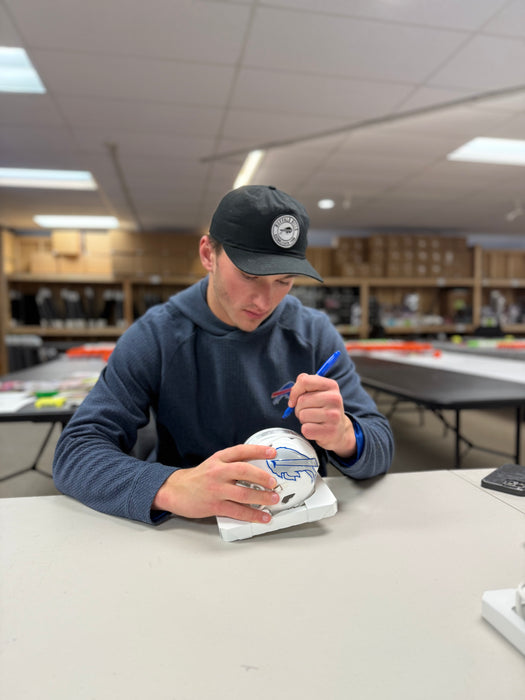 Cole Bishop Signed Buffalo Bills Rivalries Speed Mini Helmet