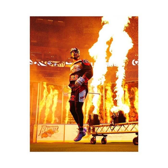 PRE-SALE: Josh Byrne Signed Entrance with Fire Photo PRE-SALE TSE Buffalo 