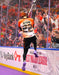 Josh Byrne Unsigned Marvel Jersey Leap 8x10 Photo Signed Lacrosse Photo TSE Buffalo 