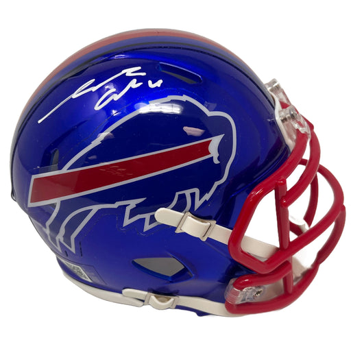 James Cook Signed Buffalo Bills Flash Speed Mini Helmet Signed Mini Helmets TSE Buffalo 