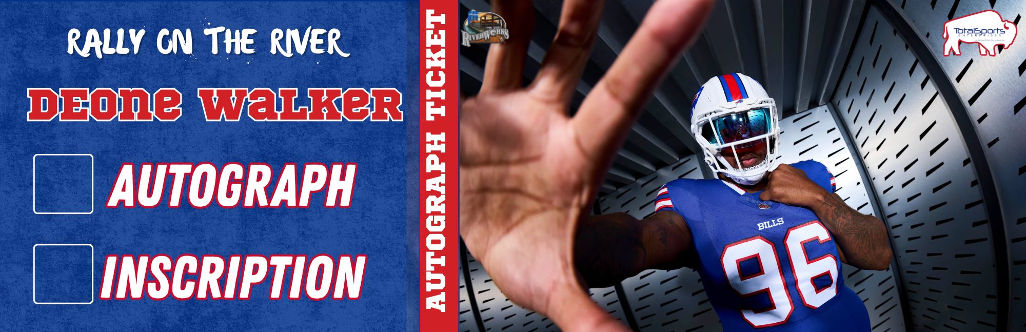 AUTOGRAPH TICKET: Get Any Item of Yours Signed in Person by Deone Walker