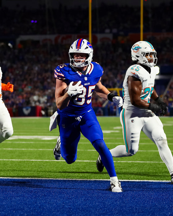 PRE-SALE: Jackson Hawes Signed Running Into the Endzone Photo