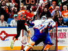 Dhane Smith Signed Jump Shot vs Toronto 11x14 Photo with Let's Go Bandits Signed Lacrosse Photo TSE Buffalo 