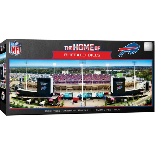Buffalo Bills "The Home Of..." Stadium View 1000 Piece Panoramic Jigsaw Puzzle General Merchandise TSE Buffalo 