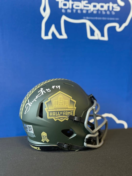 Facebook Auction: Thurman Thomas Signed Hall of Fame 2025 Salute to Service Speed Mini Helmet