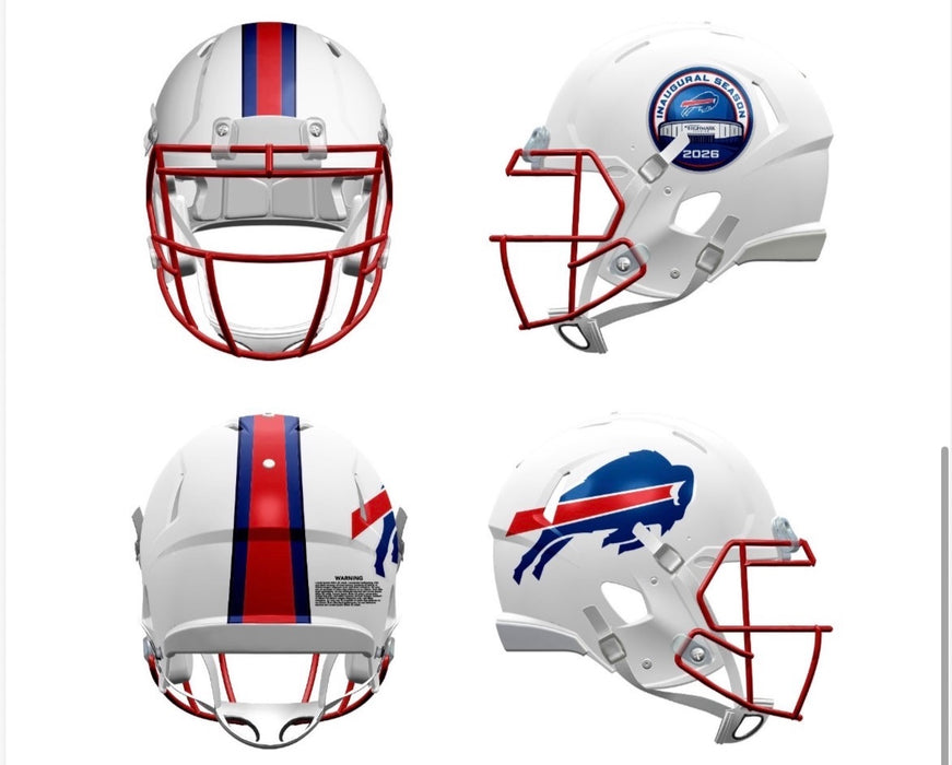 PRE-SALE: Darryl Talley Signed TSE Exclusive White Speed Mini Helmet
