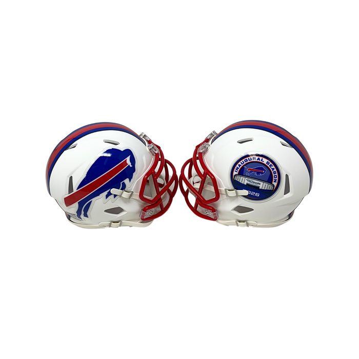 PRE-SALE: DJ Moore Signed TSE Exclusive White Speed Mini Helmet