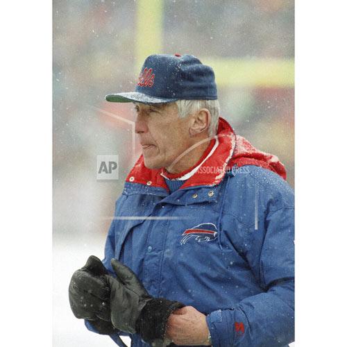 PRE-SALE: Marv Levy Signed Taking Off Gloves 11x14 Photo PRE-SALE TSE Buffalo 