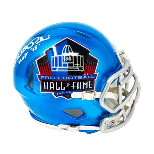 Bill Polian Signed Buffalo Bills HOF Flash Mini Helmet with HOF 15 Signed Mini Helmets TSE Buffalo 