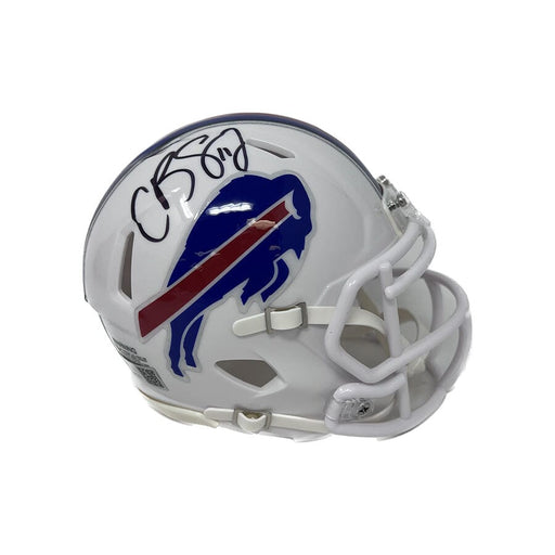 Cole Beasley Signed Buffalo Bills 2021 Speed Mini Helmet Signed Mini Helmets TSE Buffalo 