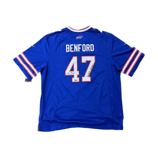 Christian Benford 47 Buffalo Bills Super Bowl LVII Away Player Men