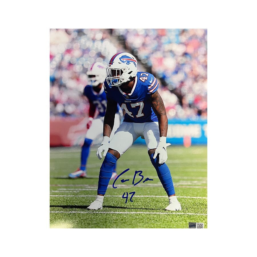 Scott Norwood Autographed Photograph Wide Right 8x10