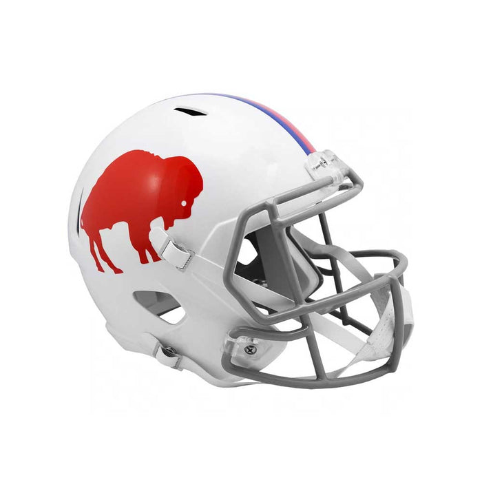 PRE-SALE: Darryl Talley Signed Buffalo Bills TB Standing Buffalo Speed Full Size Helmet PRE-SALE TSE Buffalo 