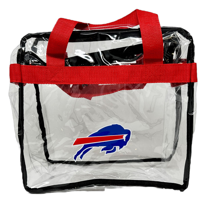 Buffalo Bills Clear Red Zipper Stadium Tote General Merchandise TSE Buffalo 