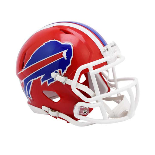 PRE-SALE: Steve Tasker Signed Buffalo Bills Red Throwback Mini Helmet PRE-SALE TSE Buffalo 